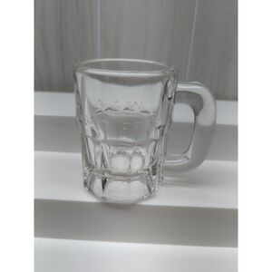 A&W Restaurant MINI Root Beer Glass Mug Stein Vintage Embossed lettering
